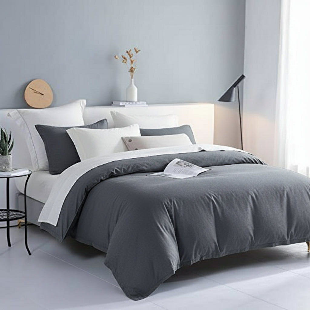 Duvet Cover Set Soft Breathable Zipper Closure - Anna's Linens