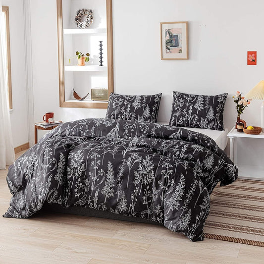 Enchanting Blooms: Luxuriously Soft 3 - Piece Floral Comforter Bedding Set - Anna's Linens