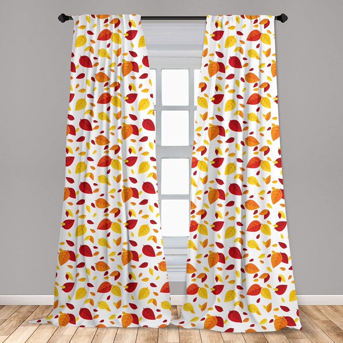 Exotic Inspired Pattern Decorative Window Rod Pocket Curtains - Anna's Linens