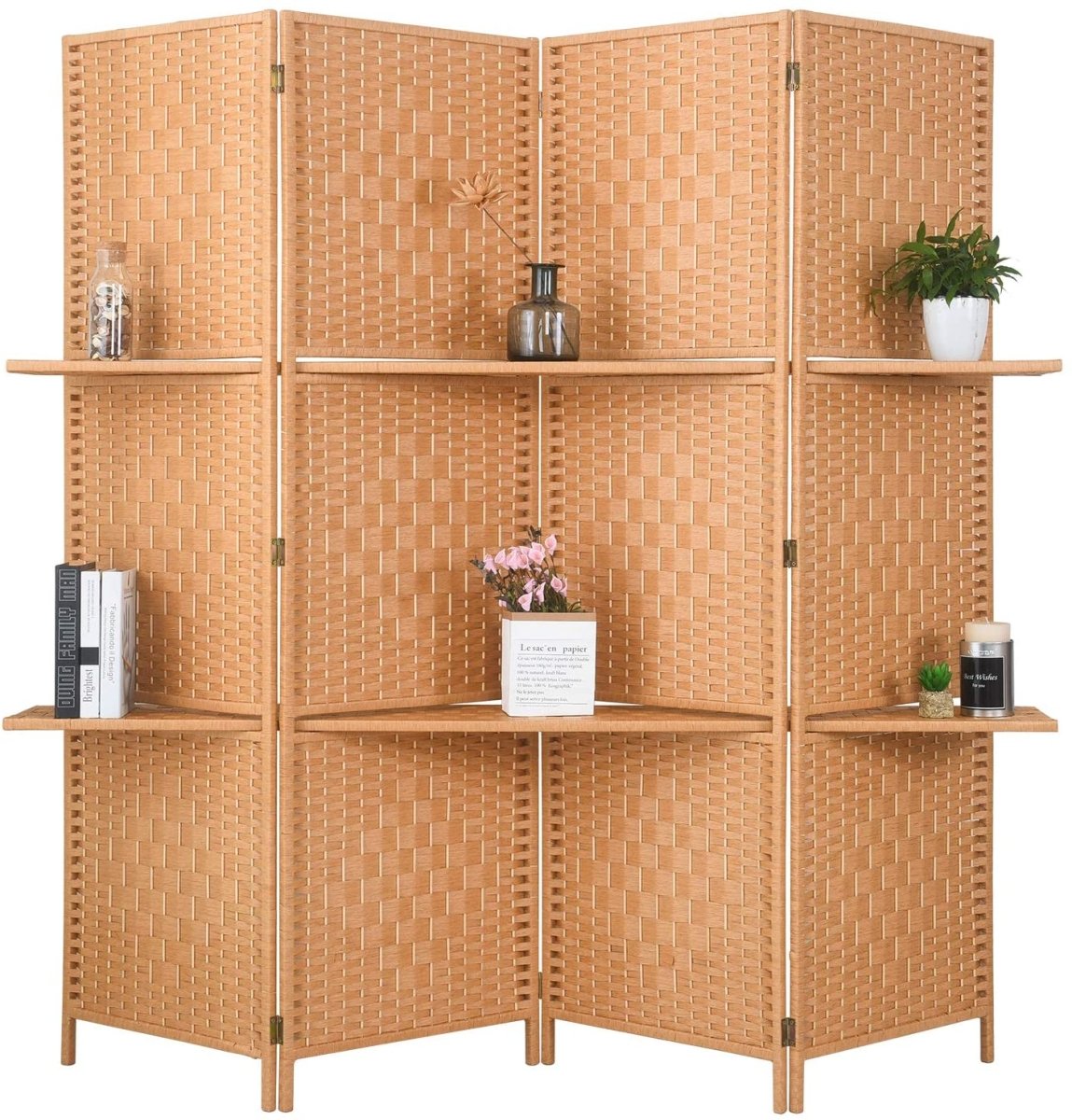 Extra Wide 6 Panels Room Divider Folding Screen Privacy Partition Wall - Anna's Linens