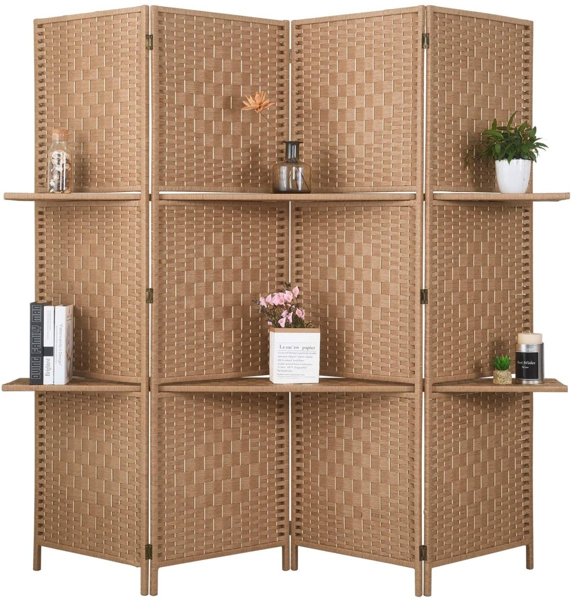 Extra Wide 6 Panels Room Divider Folding Screen Privacy Partition Wall - Anna's Linens