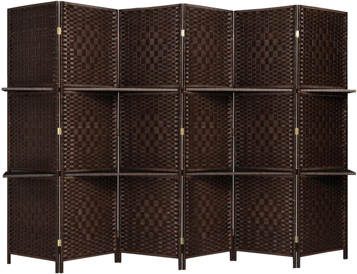 Extra Wide 6 Panels Room Divider Folding Screen Privacy Partition Wall - Anna's Linens