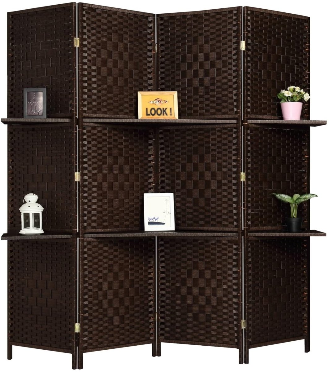 Extra Wide 6 Panels Room Divider Folding Screen Privacy Partition Wall - Anna's Linens