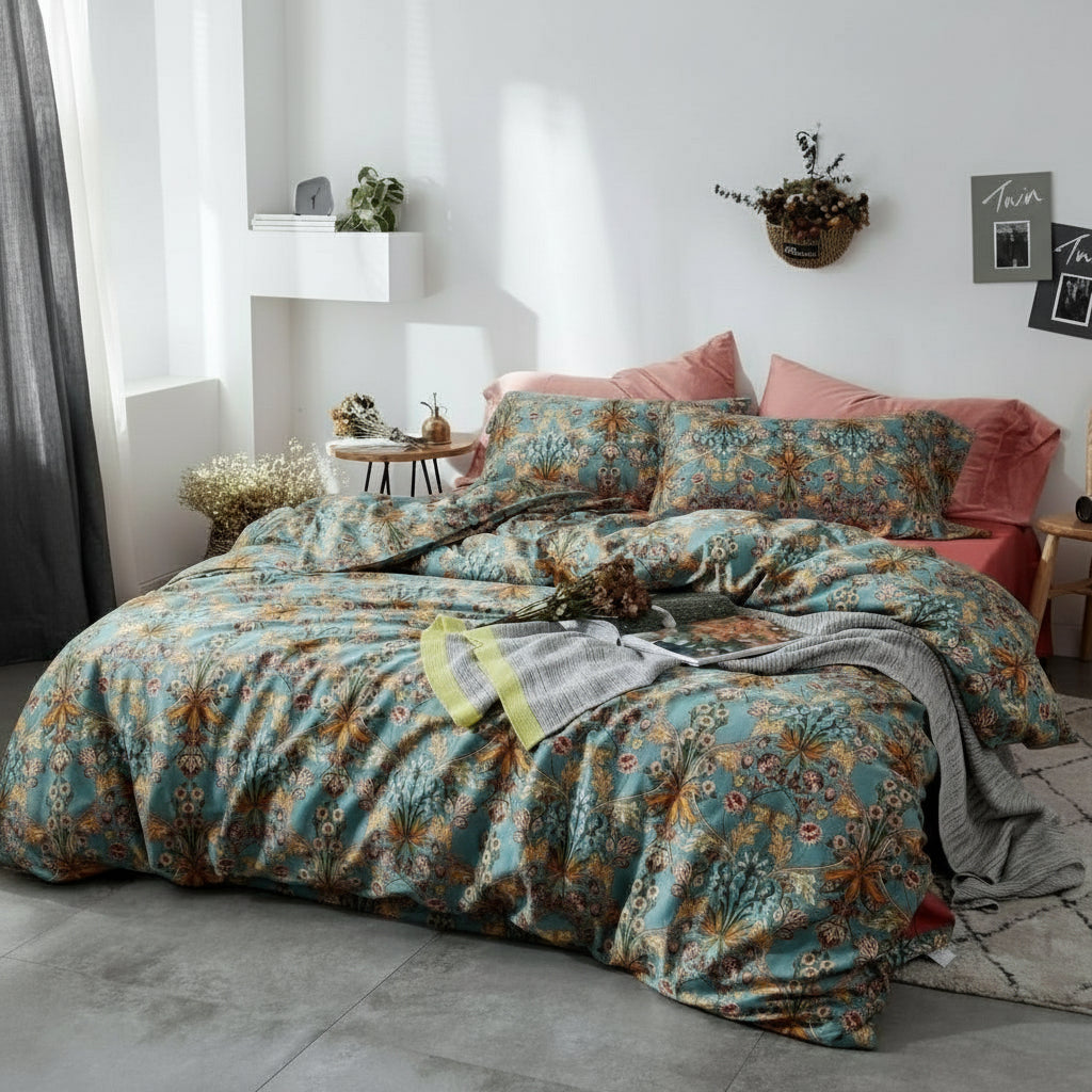 Flower Duvet Cover Bedding Set - Anna's Linens