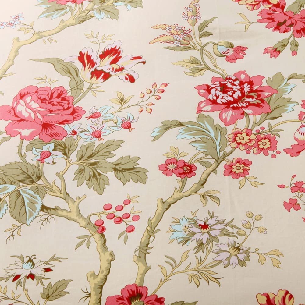 Garden Style 3 pcs Cotton Reversible Soft Durable Comforter Cover Set - Anna's Linens