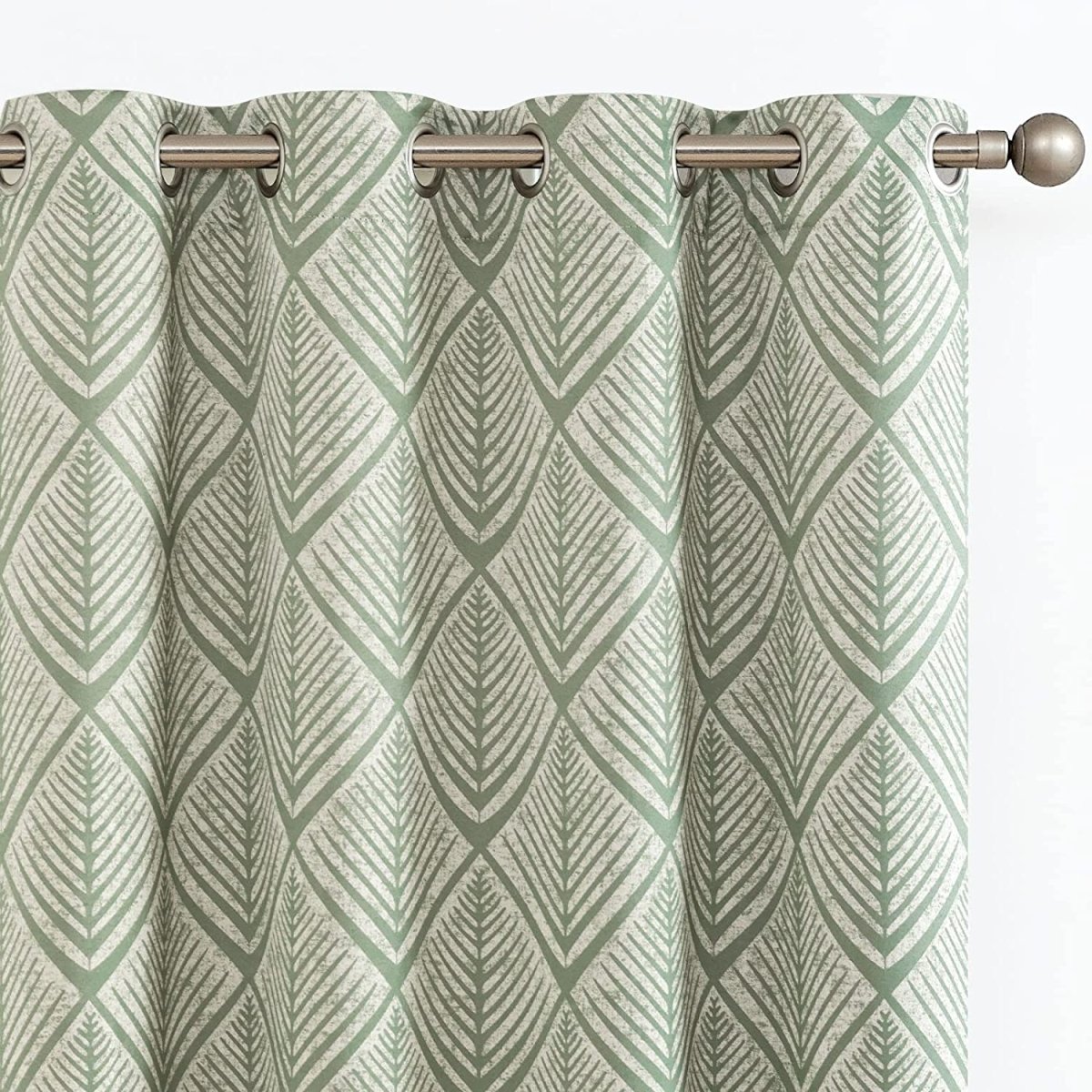 Geometric Pattern Design Darkening Thermal Insulated Blackout Curtains - Anna's Linens