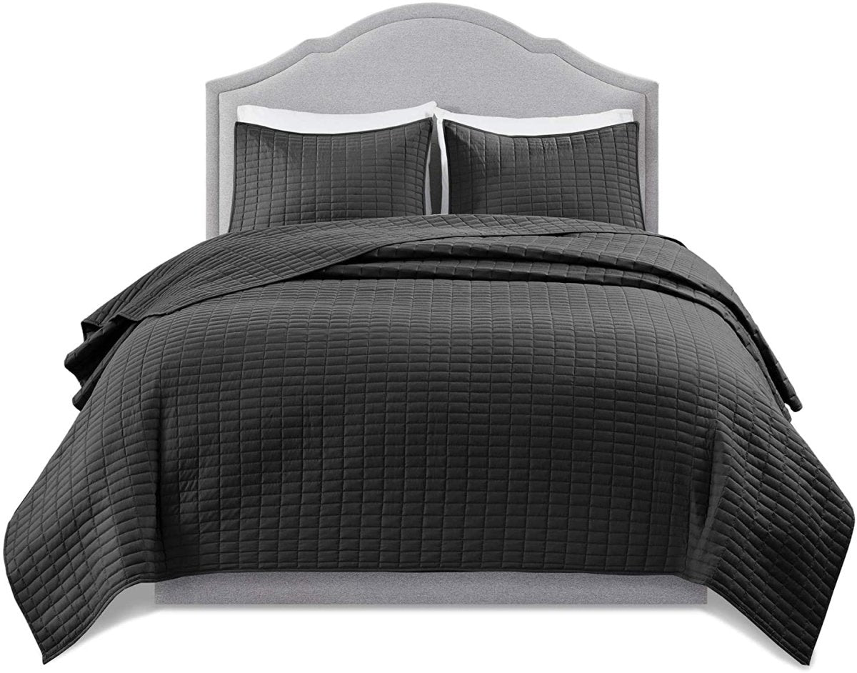 Luxury Double Sided Stitching Design Quilt Set All Season Lightweight Coverlet Bedspread - Anna's Linens