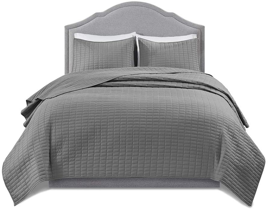 Luxury Double Sided Stitching Design Quilt Set All Season Lightweight Coverlet Bedspread - Anna's Linens