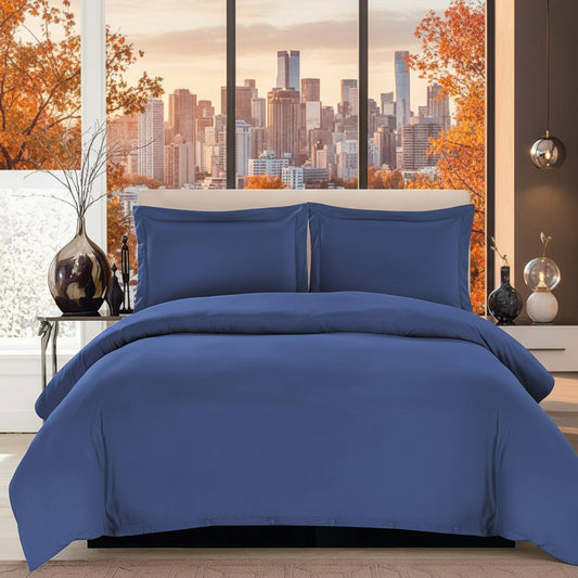 Luxury Soft 1800 Count Egyptian Collection Duvet Cover 3 pcs Set - Anna's Linens