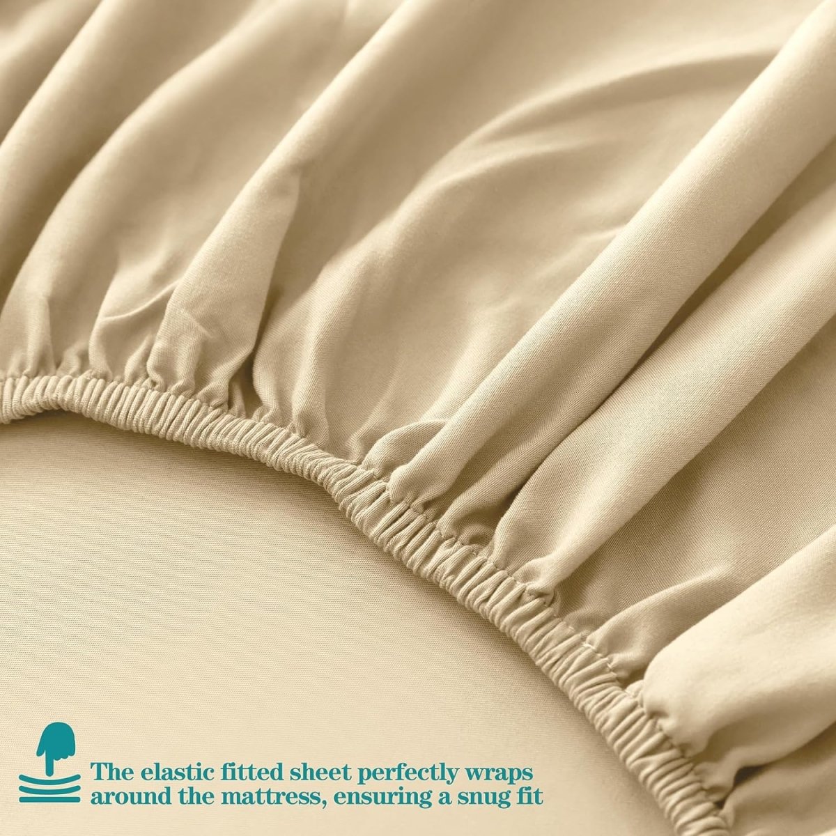 Luxury Soft 1800 Thread Count Hypoallergenic Wrinkle Fade Stain Resistant Cooling Bedding Sheets 6 pcs - Anna's Linens