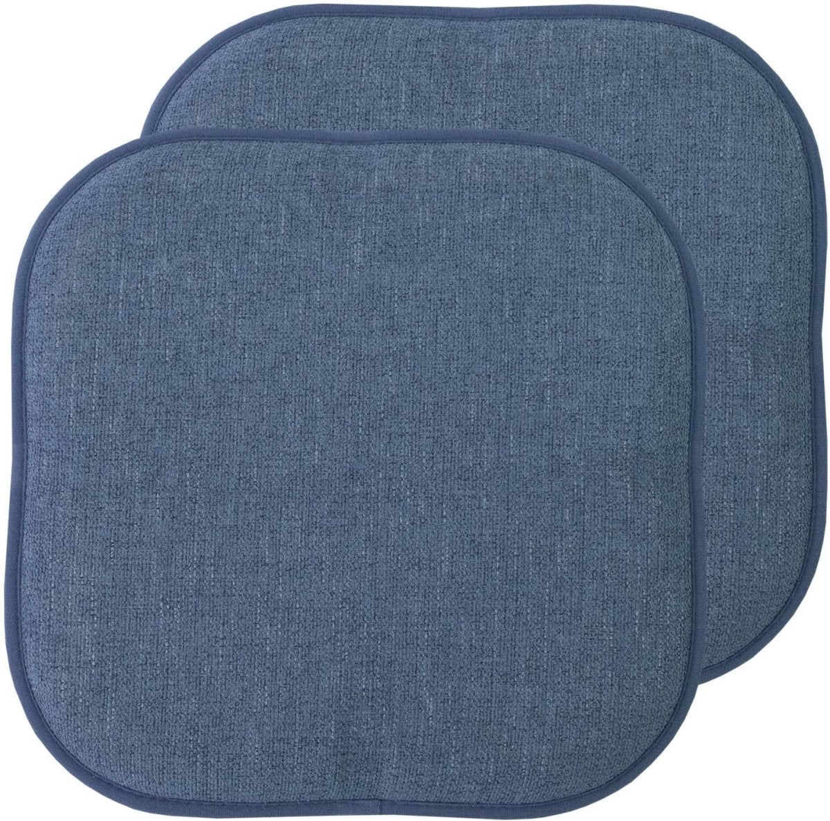 Memory Foam Chair Cushion Rounded Square 16" x 16" Seat Cover - Anna's Linens