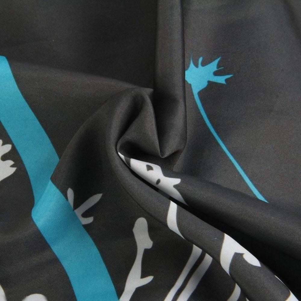 Modern PEVA Multi Color Dandelion Pattern Waterproof Polyester Shower Curtain - Anna's Linens