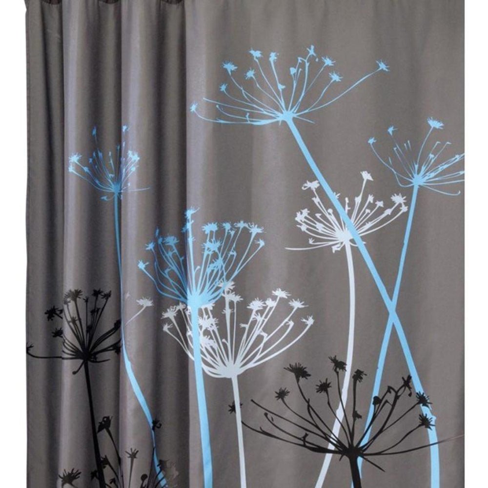 Modern PEVA Multi Color Dandelion Pattern Waterproof Polyester Shower Curtain - Anna's Linens