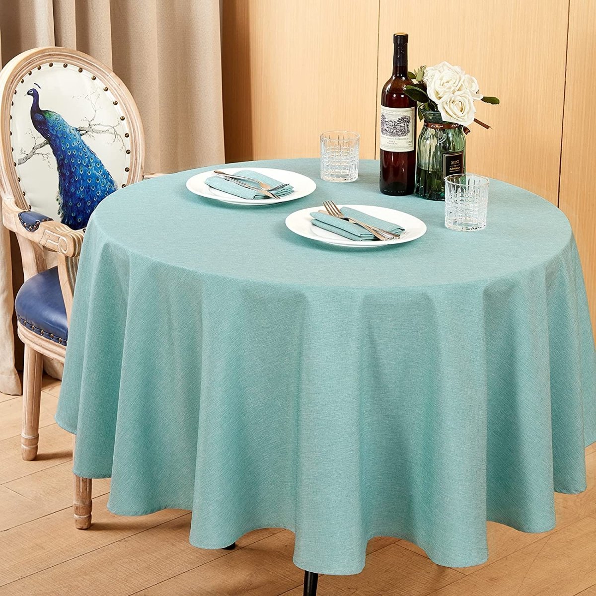 Rectangle Linen Waterproof Anti - Shrink Tablecloth - Anna's Linens