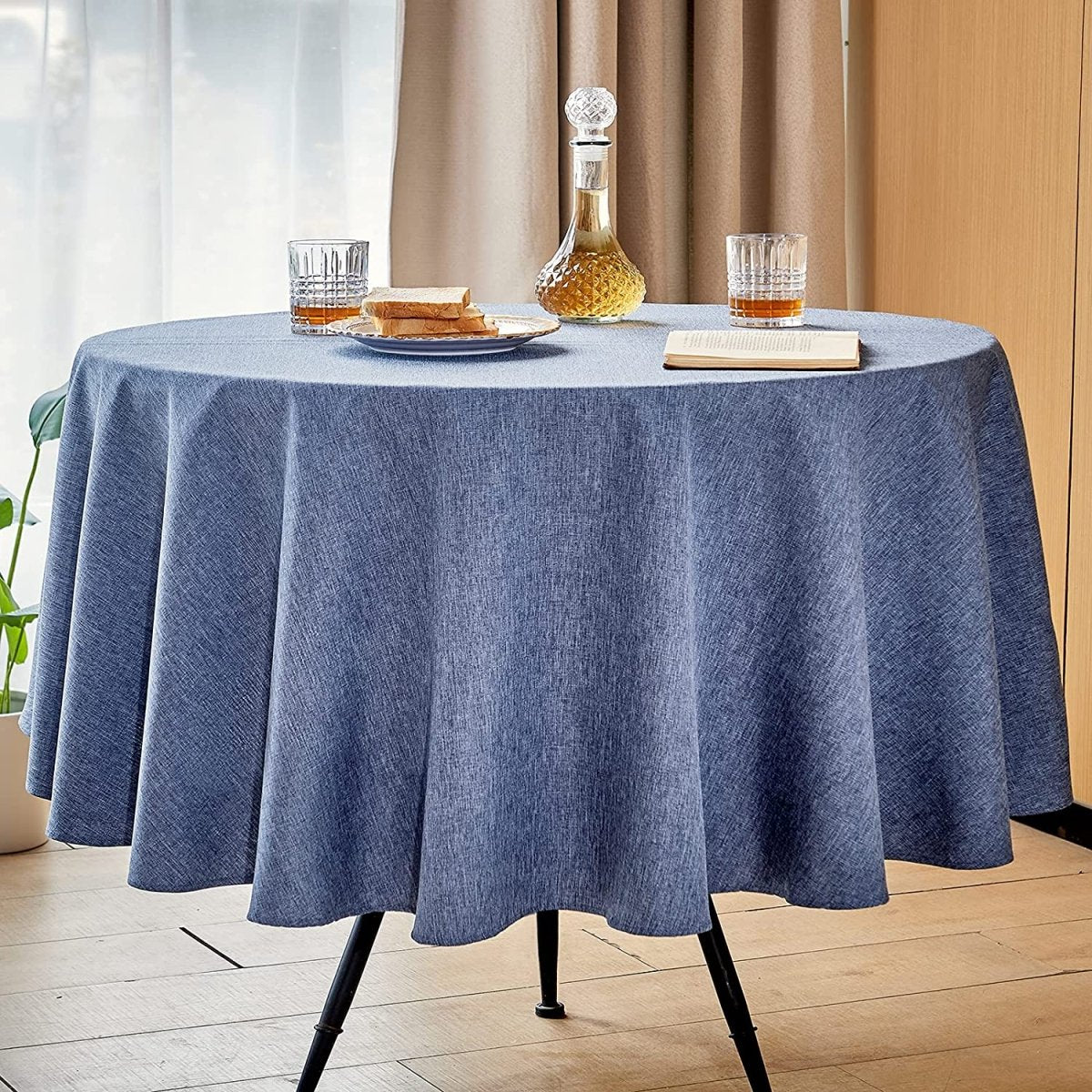 Rectangle Linen Waterproof Anti - Shrink Tablecloth - Anna's Linens