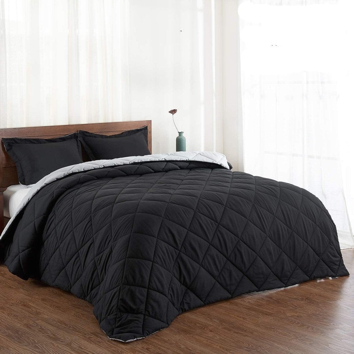 Reversible Down Alternative All Seasons Luxury Comforter Set - Anna's Linens