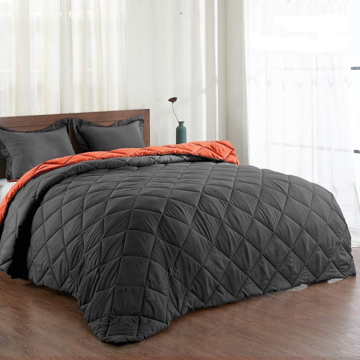 Reversible Down Alternative All Seasons Luxury Comforter Set - Anna's Linens