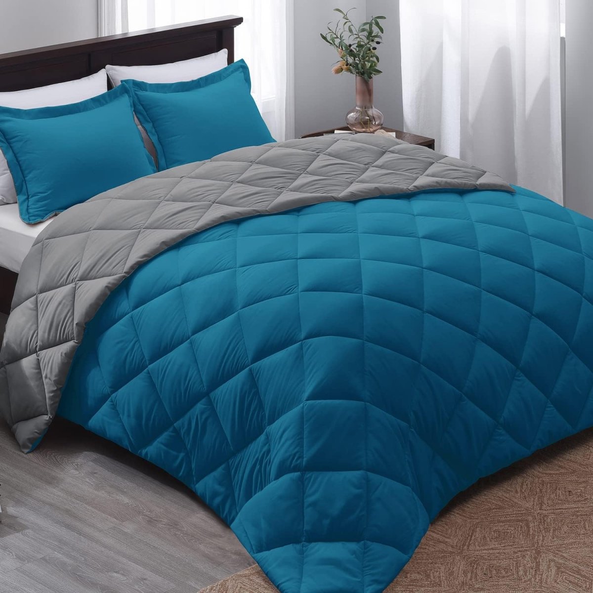 Reversible Down Alternative All Seasons Luxury Comforter Set - Anna's Linens