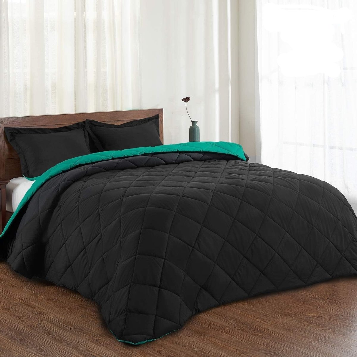 Reversible Down Alternative All Seasons Luxury Comforter Set - Anna's Linens