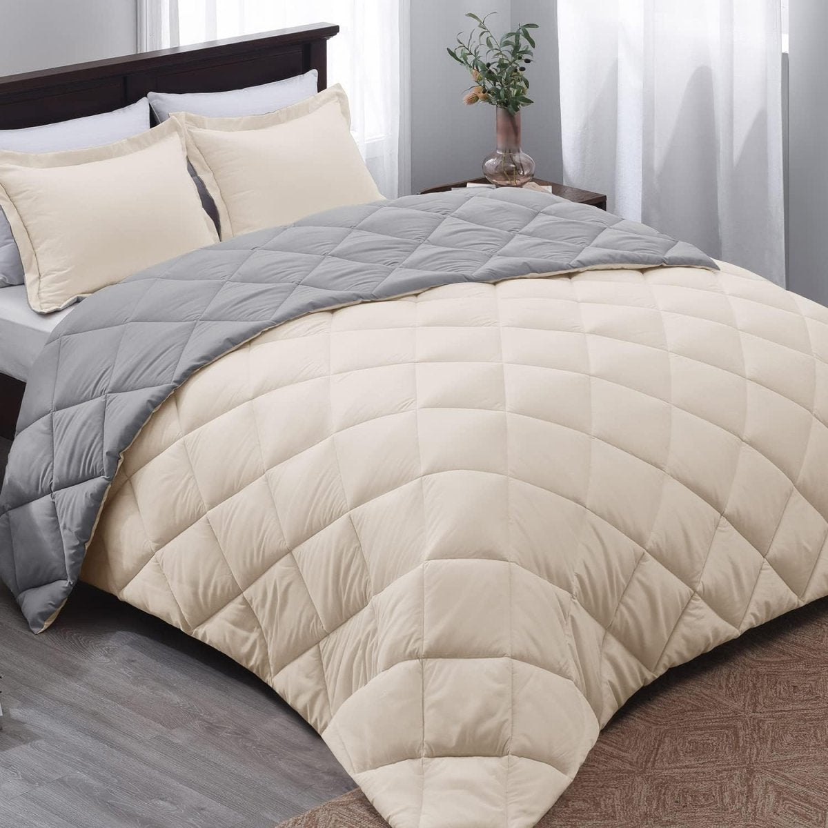 Reversible Down Alternative All Seasons Luxury Comforter Set - Anna's Linens