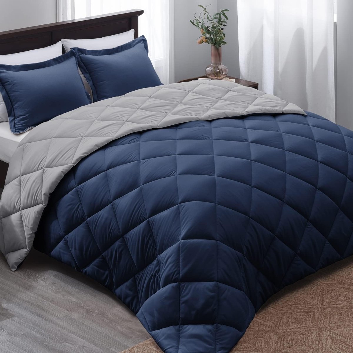 Reversible Down Alternative All Seasons Luxury Comforter Set - Anna's Linens