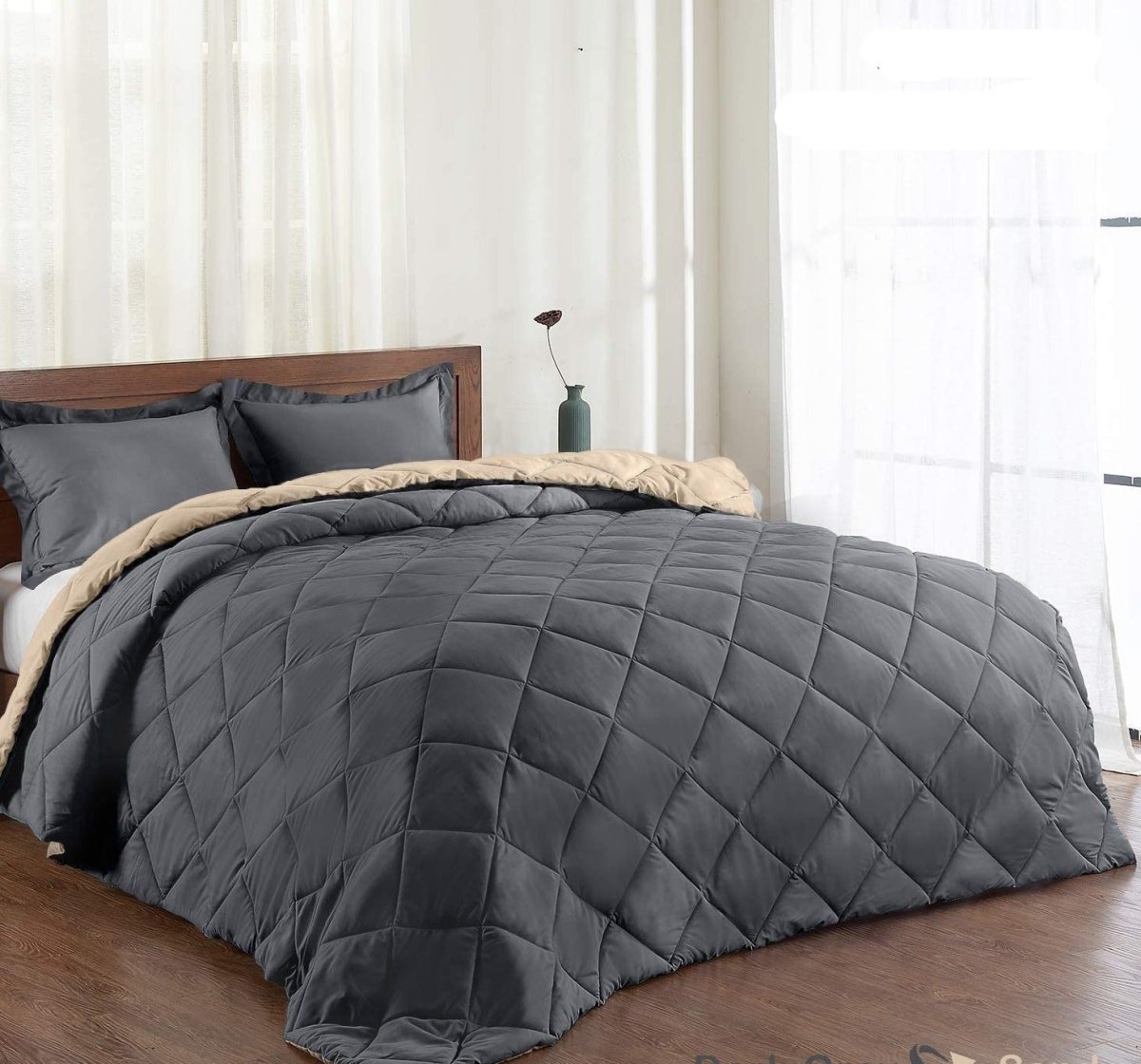 Reversible Down Alternative All Seasons Luxury Comforter Set - Anna's Linens