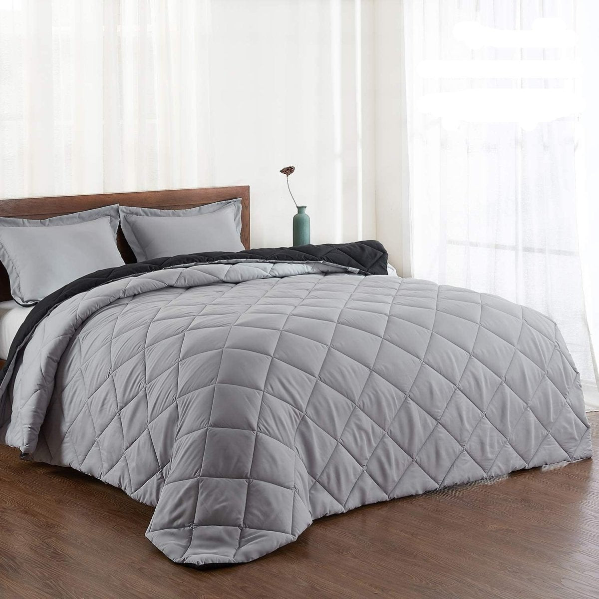 Reversible Down Alternative All Seasons Luxury Comforter Set - Anna's Linens