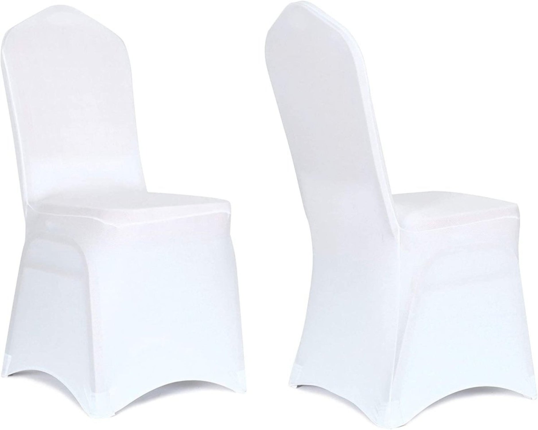Set of 10. Spandex Dining Room Chair Covers - Universal Stretch Chair Slipcovers Protector - Anna's Linens