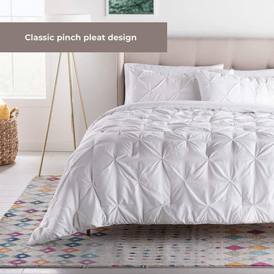 White Pinch Pleat