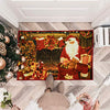 Christmas Runner Rug Santa Welcome Front Door Mat Indoor Outdoor Non Slip Doormat Xmas Holiday Decor Carpet for Living Room Bedroom Bath Kitchen Entrance - Anna's Linens Store