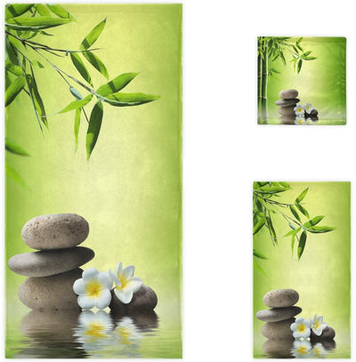 Soft Luxury Set of 3 Towels Bath Towel Hand Towel Washcloth Multipurpose for Bathroom Hotel Gym Spa and Beach - Anna's Linens Store