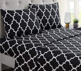 Quatrefoil Black