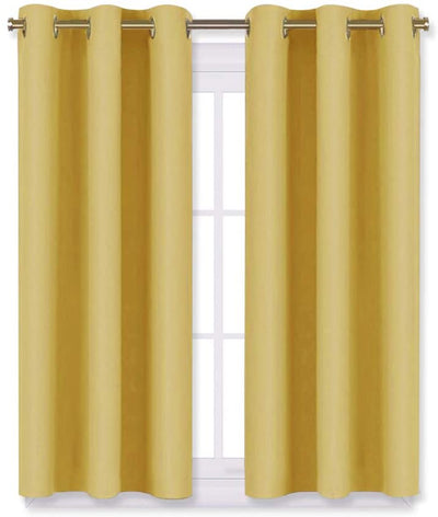 Light Blocking Curtain Soft Fabric 1 Pair