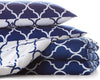 Navy/White Quatrefoil
