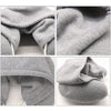 grey Hooded pillow