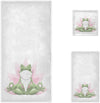 Soft Luxury Set of 3 Towels Bath Towel Hand Towel Washcloth Multipurpose for Bathroom Hotel Gym Spa and Beach - Anna's Linens Store