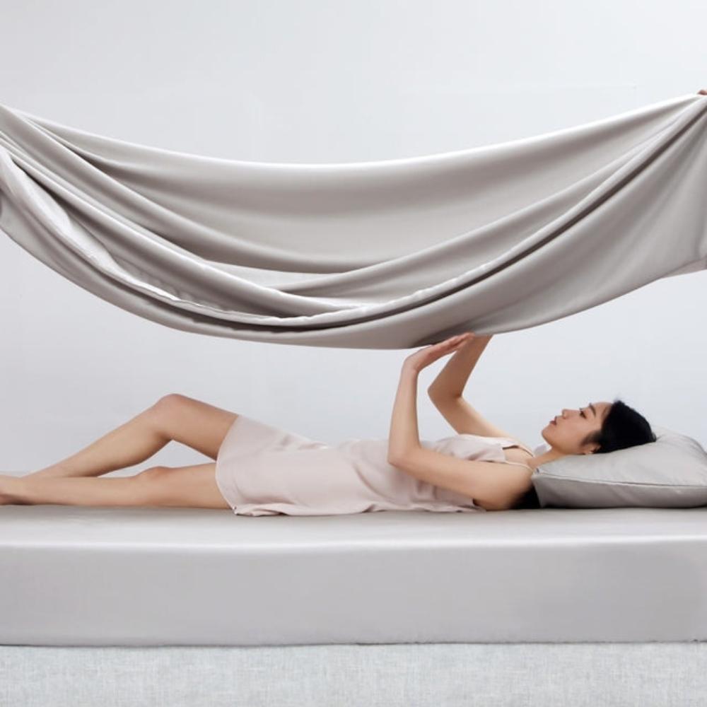 100% Mulberry Silk Fitted Sheet Pillowcases Set - Anna's Linens