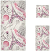 Soft Luxury Set of 3 Towels Bath Towel Hand Towel Washcloth Multipurpose for Bathroom Hotel Gym Spa and Beach - Anna's Linens Store