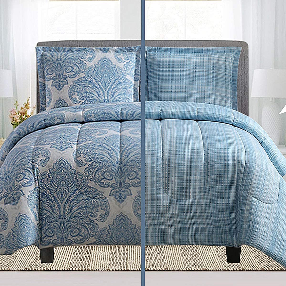 1800 Count Egyptian Cotton 3 Piece Luxury Soft Duvet Cover Set - Anna's Linens