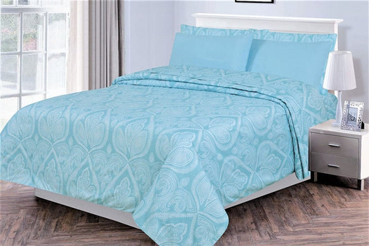 1800 Tread Wrinkle Stain Fade Resistant Hypoallergenic Deep Pocket 6 Pcs Bed Sheet Set - Anna's Linens