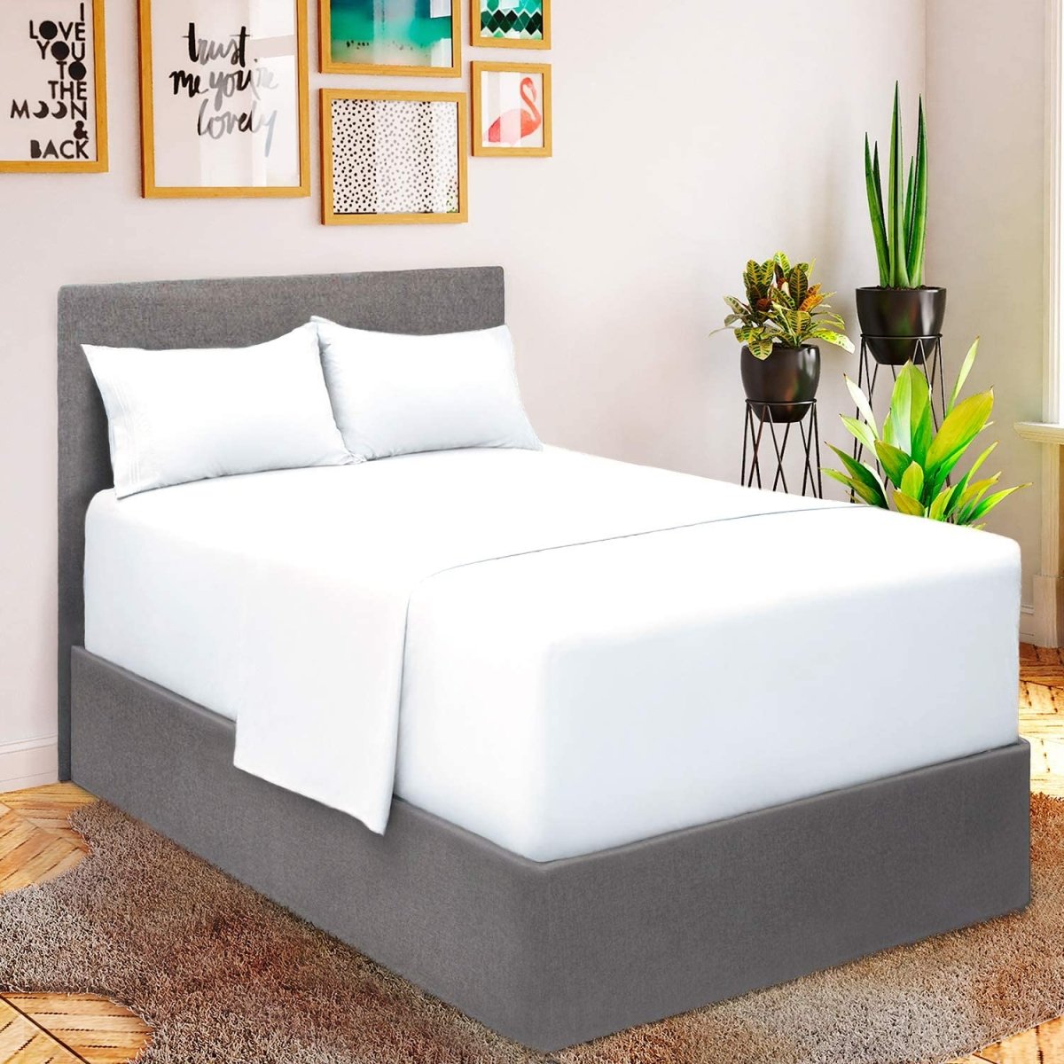1800 Ultra Soft Luxury Extra Deep Pocket Bedding Sheets 4 Pcs Set - Anna's Linens