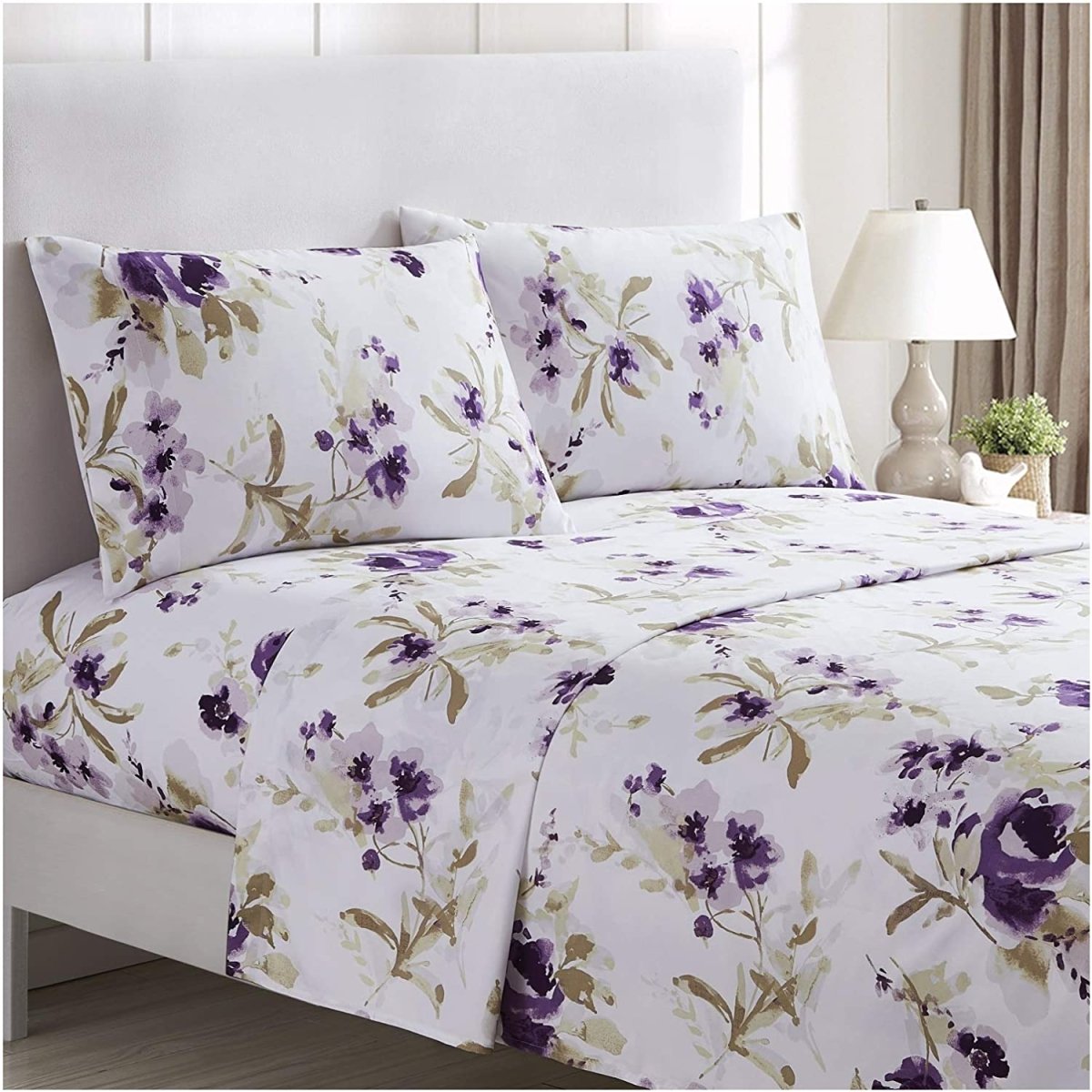 1800 Ultra Soft Luxury Extra Deep Pocket Bedding Sheets 4 Pcs Set - Anna's Linens