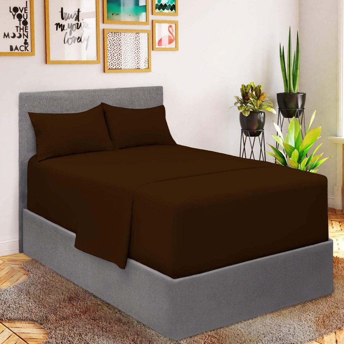 1800 Ultra Soft Luxury Extra Deep Pocket Bedding Sheets 4 Pcs Set - Anna's Linens