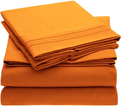 Brushed Microfiber Hypoallergenic 4 pcs Bedsheet Set - Anna's Linens Store