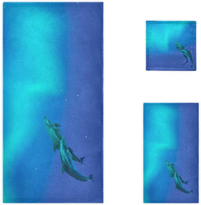 Soft Luxury Set of 3 Towels Bath Towel Hand Towel Washcloth Multipurpose for Bathroom Hotel Gym Spa and Beach - Anna's Linens Store
