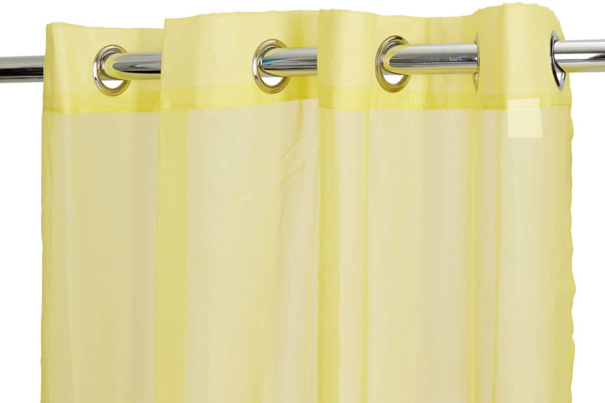 2 Piece Set. Window Sheer Curtains Grommet Panels 54" X 84" Total 108" X 84" - Anna's Linens
