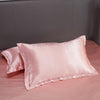 Bedding Set Solid Color Luxury Bedding Kit Rayon Satin Duvet Cover Set Twin Queen King Size Bed Set 2pcs/3pcs/4pcs - Bedding Set - Anna's Linens Store