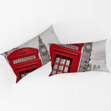 Duvet Cover Set Soft London Themed Comforter Cover Set 3 Pieces - Anna's Linens Store