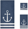 Soft Luxury Set of 3 Towels Bath Towel Hand Towel Washcloth Multipurpose for Bathroom Hotel Gym Spa and Beach - Anna's Linens Store