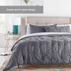 Gray Pinch Pleat